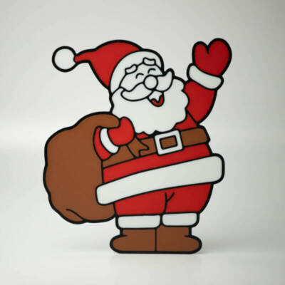 Mos Craciun, placuta decorativa