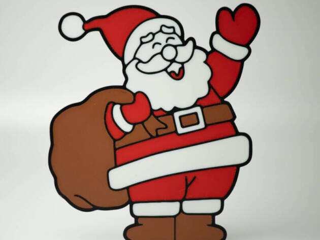 Mos Craciun, placuta decorativa