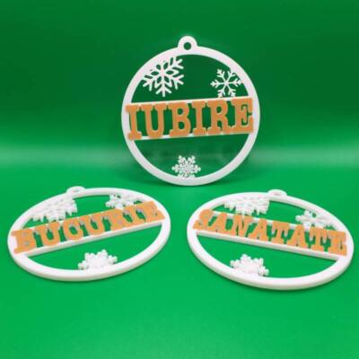 Globulețe Personalizate cu Nume Set 3