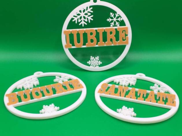 Unknown2 Globulețe Personalizate cu Nume Set 3