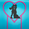 Decoratiune Topper pentru tort Mr&Mrs Heart