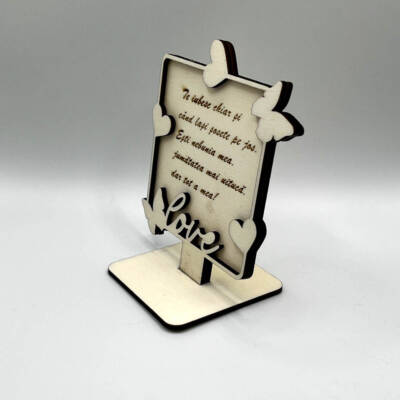 1ref-6 Suport decorativ cu mesaj gravat